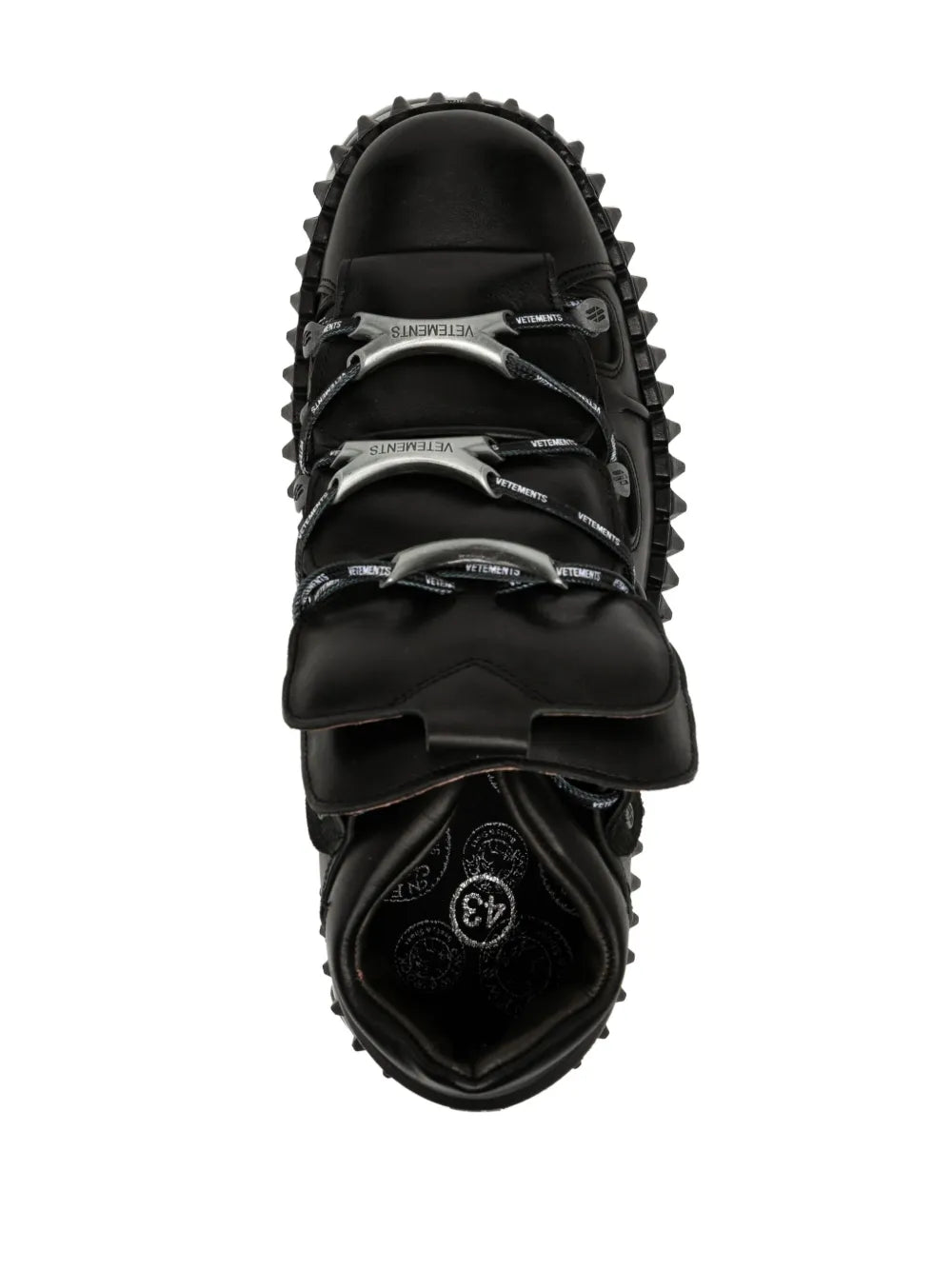 Vetements X New Rock Leather Sneakers